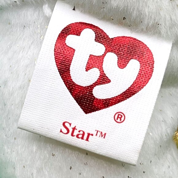 Ty Beanie Baby Christmas Angel Bear Lot of 3 MWMT Gift Love Peace Star Plush - Picture 5 of 16
